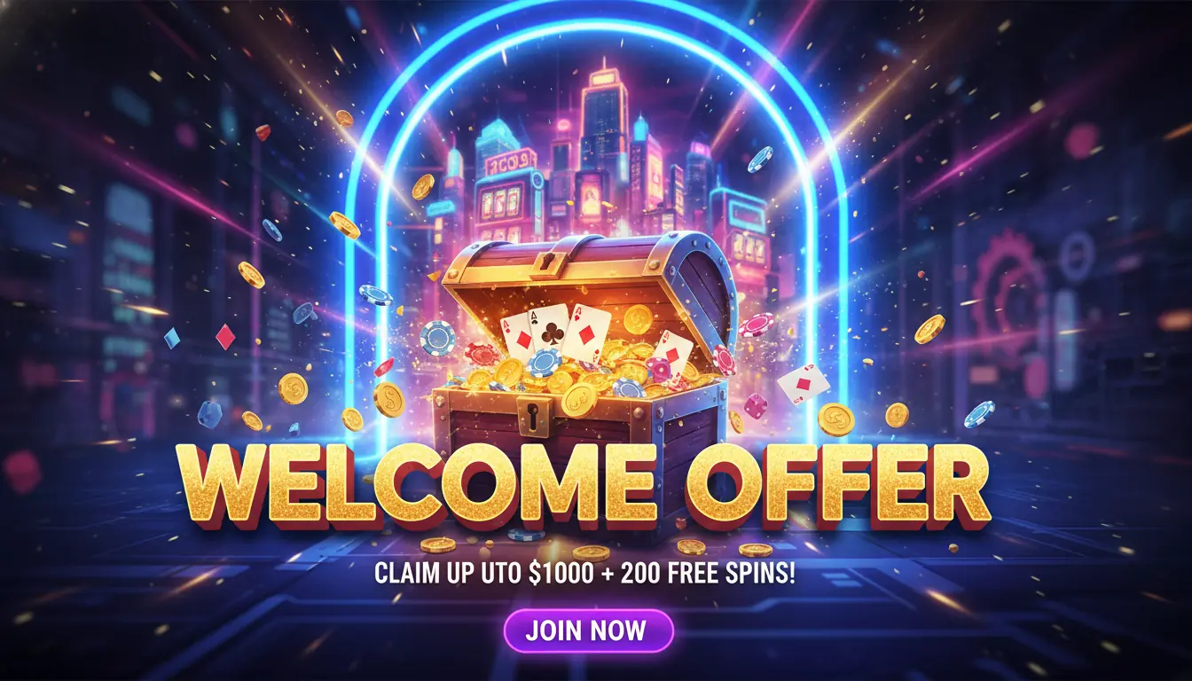 Mega welcome offer